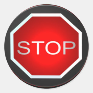 Stop Sign Sticker