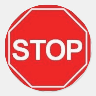 Stop Sign Sticker