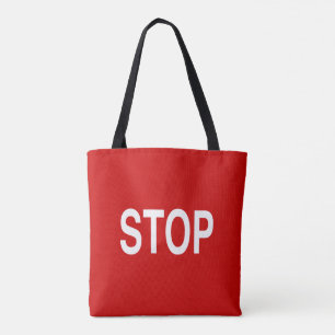 Stop Sign  Tote Bag