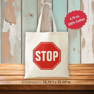 STOP Sign Tote Bag
