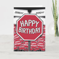 stop signs birthday