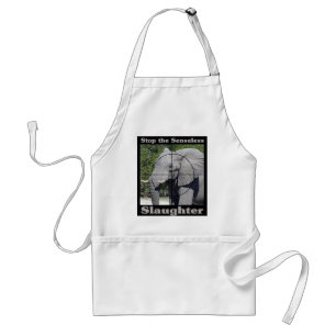 Stop Slaughter-Elephant Standard Apron