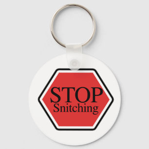 stop snitching key ring