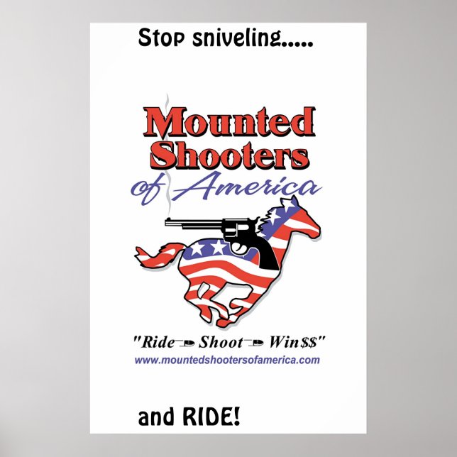 Stop Sniveling-MSA Poster (Front)