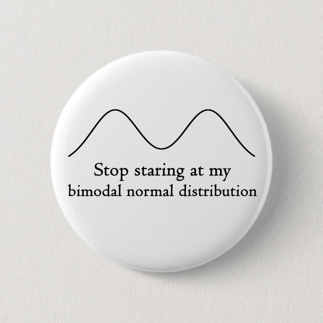 Stop staring ... 6 cm round badge (Front)