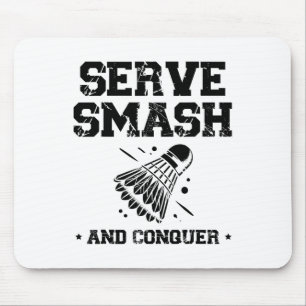Stop Staring At My Badminton Player Racket 1  Mouse Pad