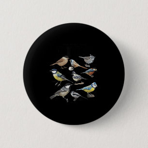 Stop Staring At My Funny Birds Lover Saying Quote 6 Cm Round Badge