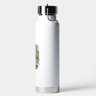 Stop Staring Pumpkins Halloween Ghosts Bats_1 Water Bottle