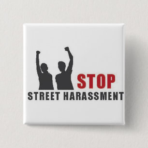 Stop Street Harassment People Button