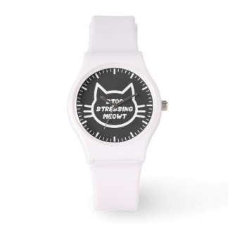 Stop Stressing Meowt - Funny Cat Watch