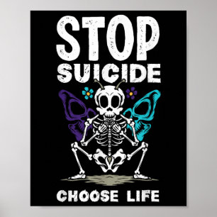 Stop Suicide Choose Life Suicide Awareness Poster