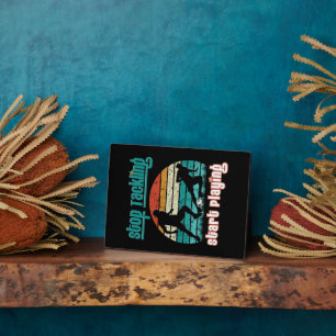 Stop Tackling Start Playing Plaque