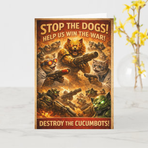 Stop the dogs resistance graduation card
