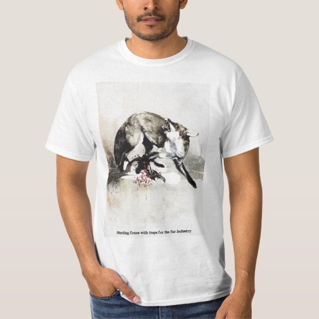 Stop the fox hunt T-Shirt (Front)