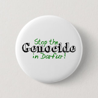 Stop The Genocide Darfur 6 Cm Round Badge