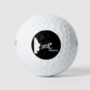 Stop The Madness Golf Ball