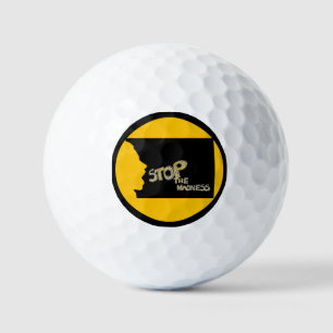 Stop The Madness Golf Ball
