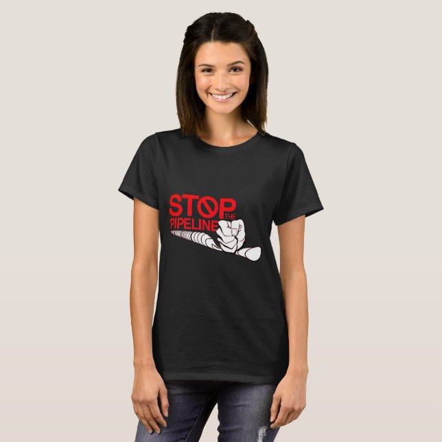 Stop The Pipeline Logo T-Shirt (Front Full)