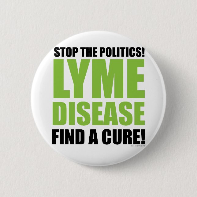 Stop the Politics 6 Cm Round Badge (Front)