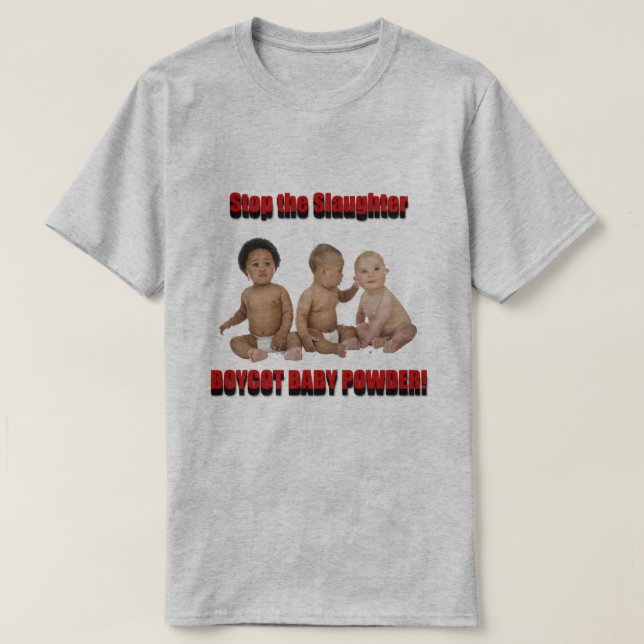 stop the slaughter T-Shirt (Design Front)