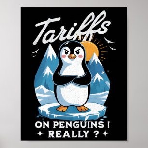 Stop The Tariffs Anti-trump Fafo Resist Penguins N Poster