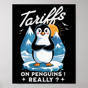 Stop The Tariffs Anti-trump Fafo Resist Penguins N Poster