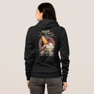 Stop The War (Dark mode) Women's Full-zip Hoodie
