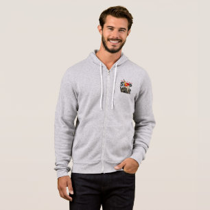 Stop The War (Light. mode) Men's Full-zip Hoodie