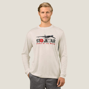 Stop The War (LT. mode)   Men's Long Sleeve Tri-Blend Shirt