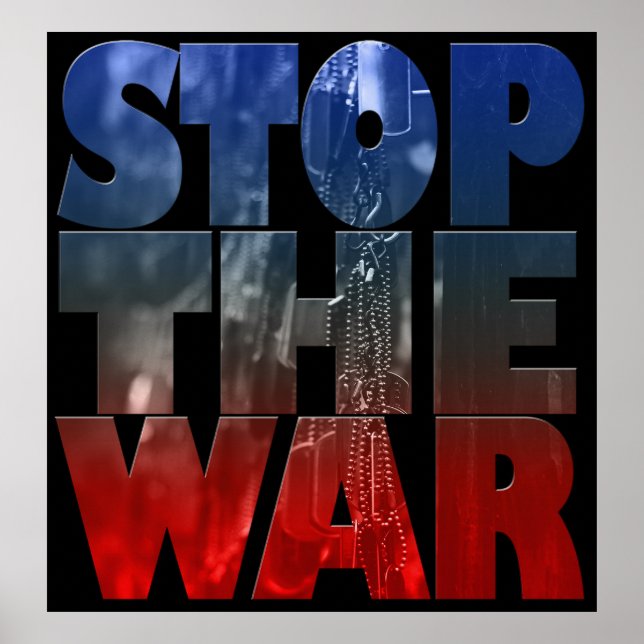 Stop The War Poster (Front)