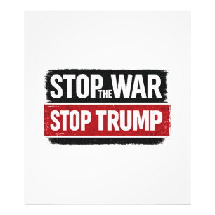 Stop the War Stop Trump Photo Print