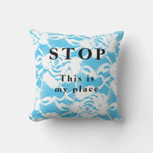 Stop   - throw pillow
