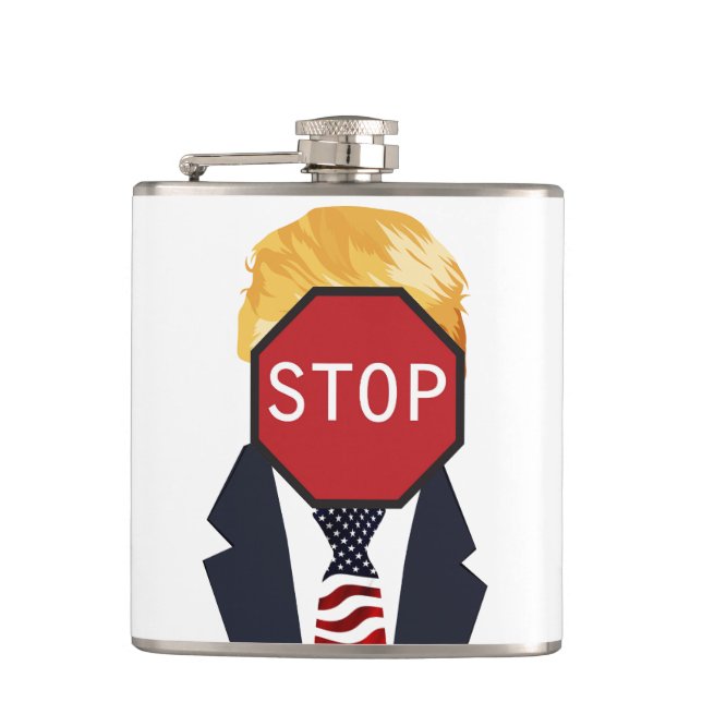 Stop Trump Flask (Front)