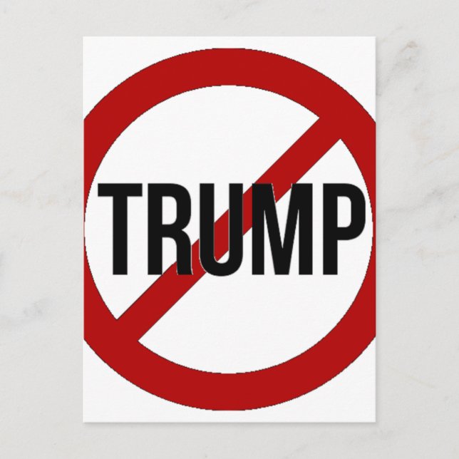 Stop Trump Postcard (Front)