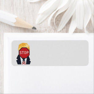Stop Trump Return Address Label