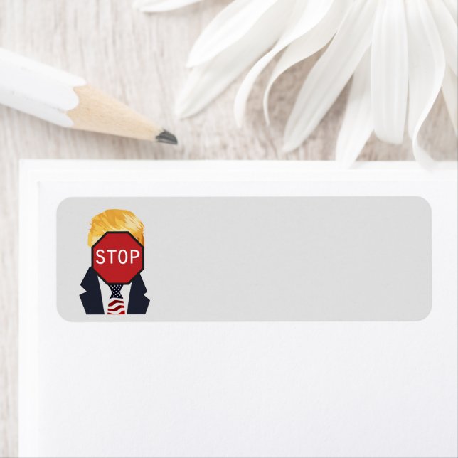 Stop Trump Return Address Label (Insitu)