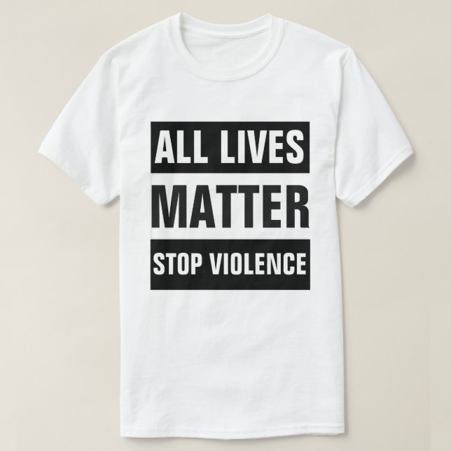 STOP VIOLENCE T-Shirt (Design Front)