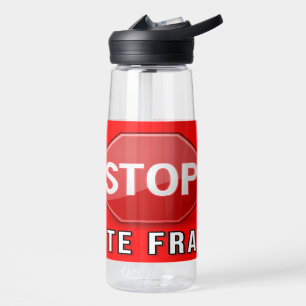 Stop Vote Fraud Water Bottle
