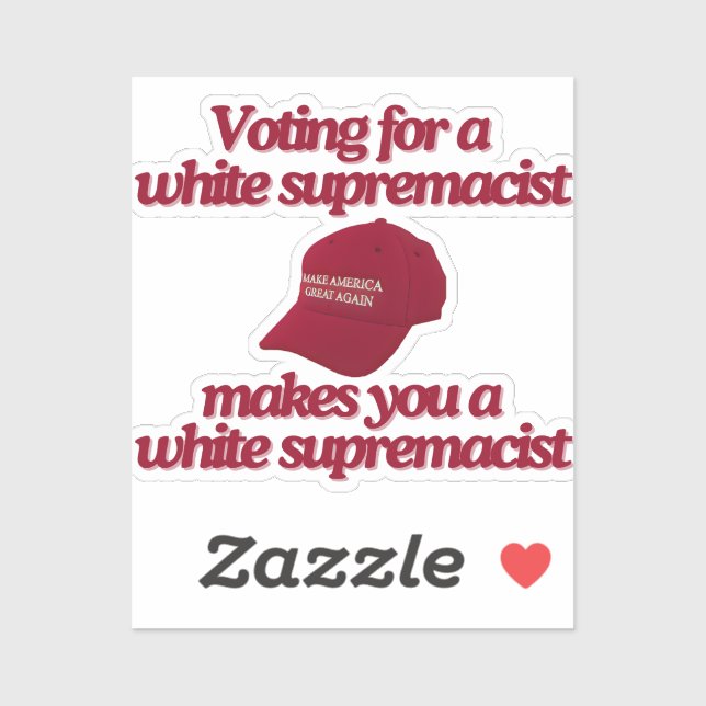 Stop Voting For White Supremacy (Sheet)