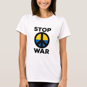 Stop War Flag of Ukraine T-Shirt