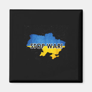 Stop War In Ukraine _ Support Ukrainians _ No War Magnet