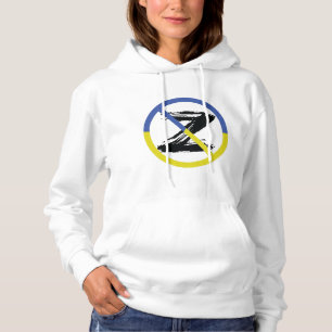 Stop war in Ukraine Throw Pillow Hoodie
