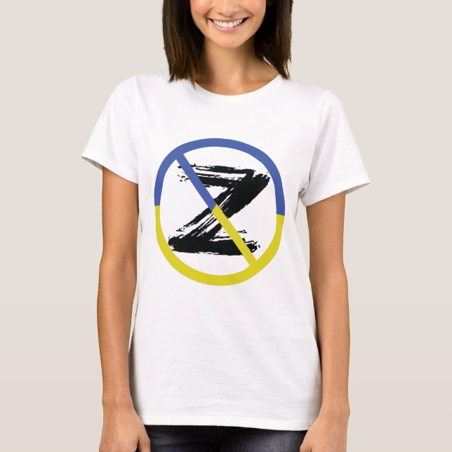 Stop war in Ukraine Throw Pillow T-Shirt (Front)