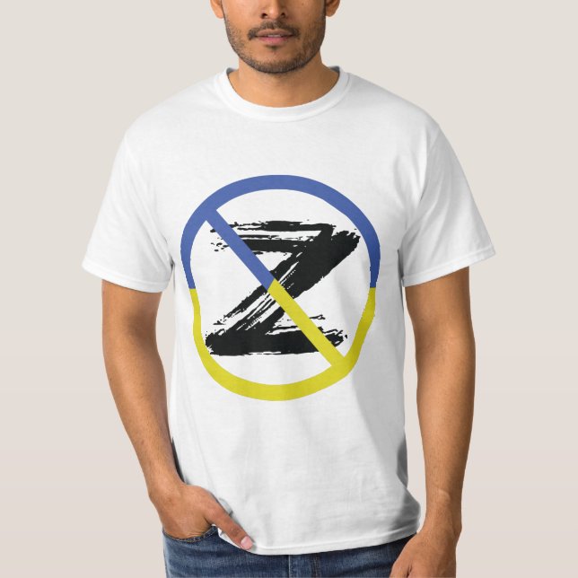 Stop war in Ukraine Throw Pillow T-Shirt (Front)