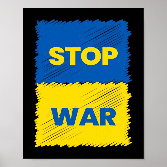Stop War - Save Ukraine - Stop The War In Ukraine  Poster (Front)