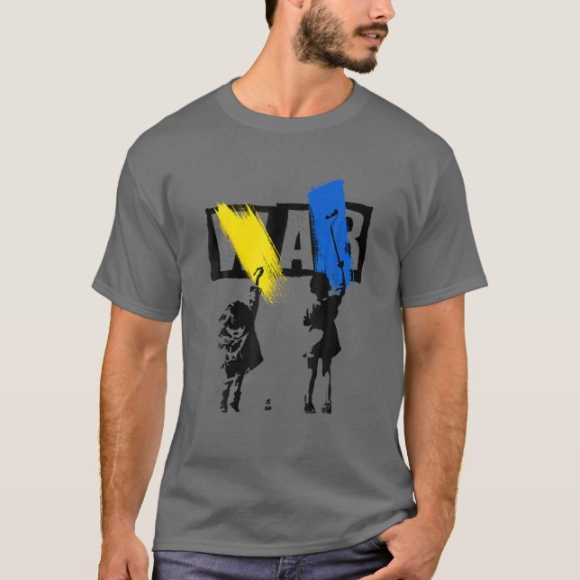 Stop War Ukraine Save Ukraine I Stand' With Ukrain T-Shirt (Front)
