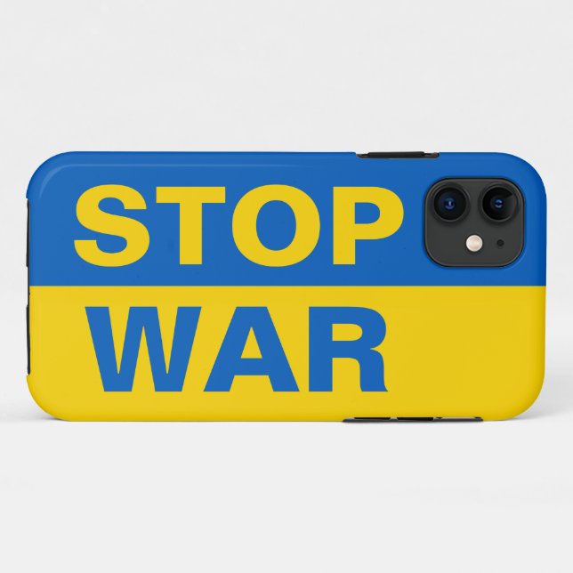 Stop War Ukraine Ukrainian Case-Mate iPhone Case (Back (Horizontal))