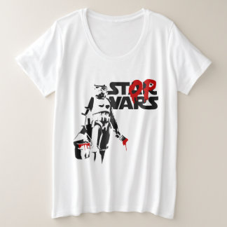 Stop Wars Parody Logo Plus Size T-Shirt