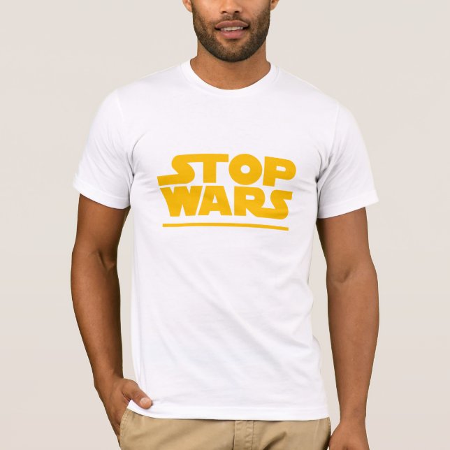 Stop Wars Parody Logo T-Shirt (Front)
