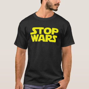 Stop Wars Peace Anti War Positive Vibe No War Ukra T-Shirt